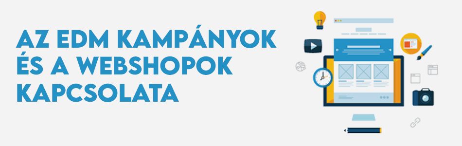 Az EDM kampányok és a webshopok kapcsolata Az EDM kampányok és a webshopok kapcsolata